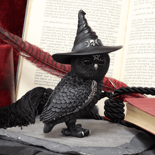 Owlocen - Witches Owl Figurine  - 13.5cm.