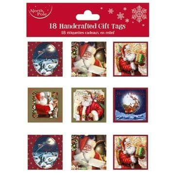 Pack of 18 Festive Gift Tags