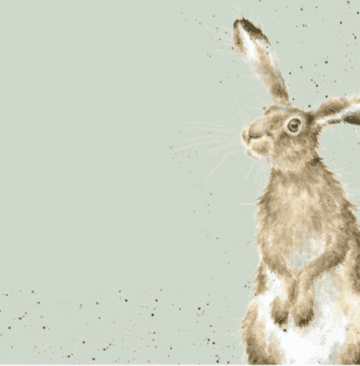 Pack of 20 Quality Paper Napkins - Wrendale Designs Country Hare Napkins