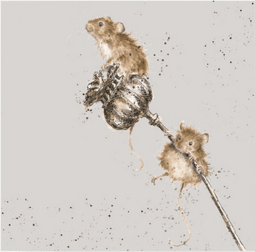 Pack of 20 Quality Paper Napkins - Wrendale Designs Country Mice Napkins