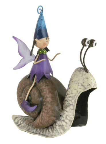 Petal the garden pixie and her magical snail.