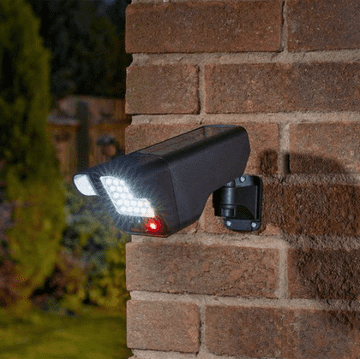 PIR Solar Security Floodlight & Decoy Camera 280L