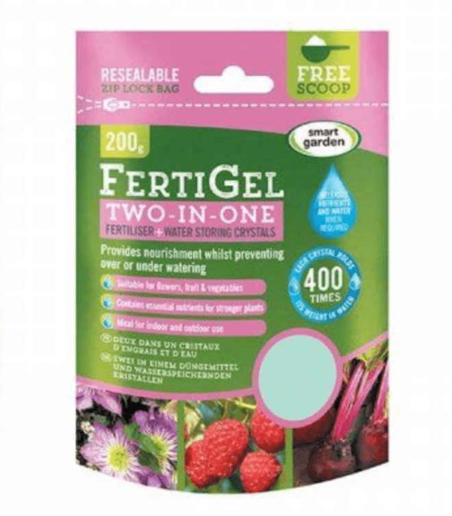 Plant Aquagel - Fertgel - Two In One - Fertiliser & Water Storing Crystal.