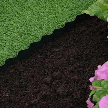 Plastic Lawn Edging - 10cm x 10m