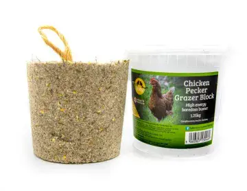 Poultry Grazer  Hanging Chicken Pecker Block - 1.25kg