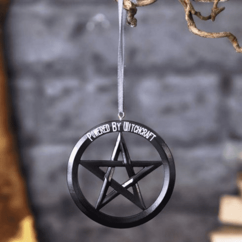 Powered by Witchcraft Hanging Ornament - 7cm.
