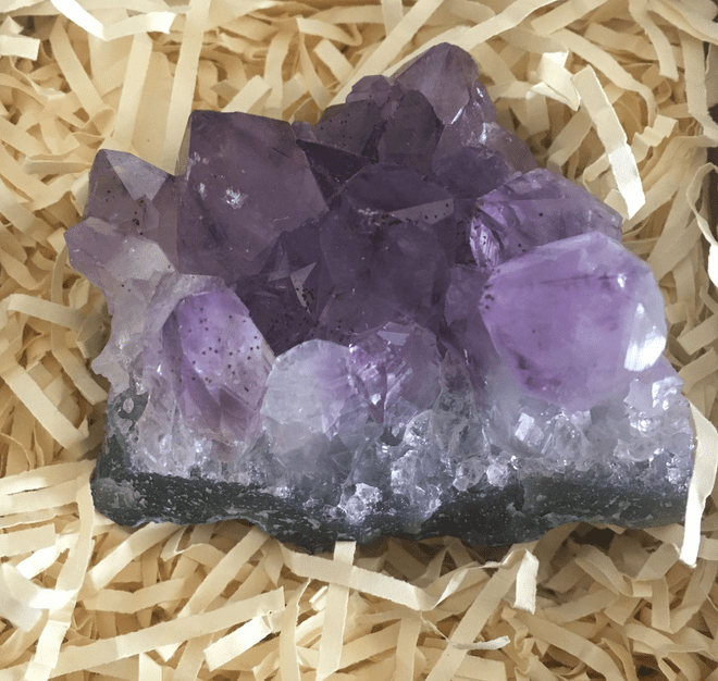 Premium Gift Boxed - Amethyst Cluster.