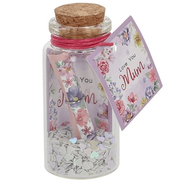 Pretty Floral Mum Wish Jar - MUM.