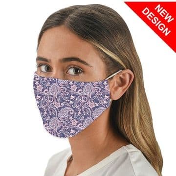 Purple Paisley - Face Mask /Face Covering
