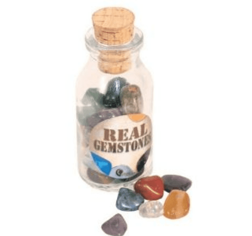 Real Gemstone Bottle - 7cm.