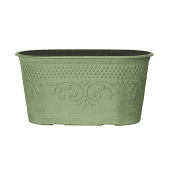 Recycled Plastic - Garden of Eden - Light Green Trough Planter - 28cm