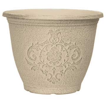 Recycled Plastic- Garden of Eden -Smokey Cream Regal Planter - 32cm