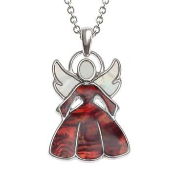 Red Angel necklace - Gift Boxed