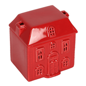 Red Ceramic House - Oil Burner