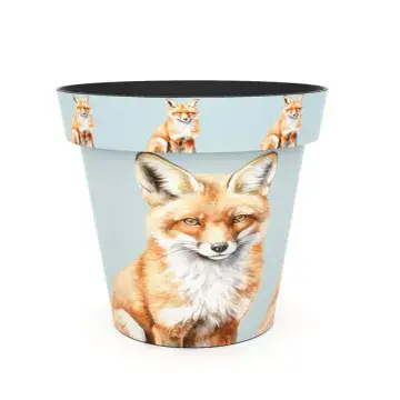 Red Fox  Eco Planter  - 100%  Recycled Plastic  - 38.5cm
