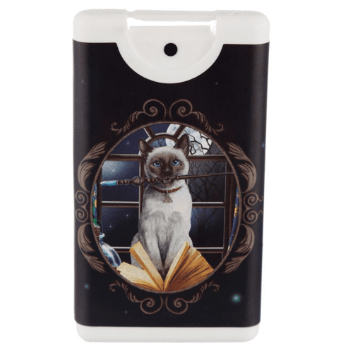 Refillable Spray Hand Sanitiser - Lisa Parker Cat Hocus Pocus - Kills 99% of harmful bacteria!.