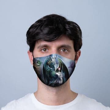 Reusable Face Covering - Lisa Parker Magic of the Dragon - Double Layered Face Mask