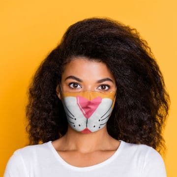 Reusable Face Covering - Tiger - Double Layered Face Mask