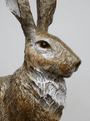 Rustic  Alert Country  Hare - 40cm.