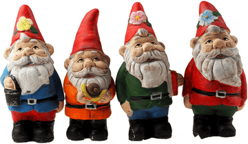 Rustic Garden Gnomes - Choose from 4 styles - 11cm