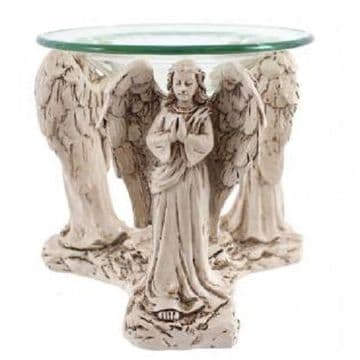 Rustic Praying Angels Oil Burner