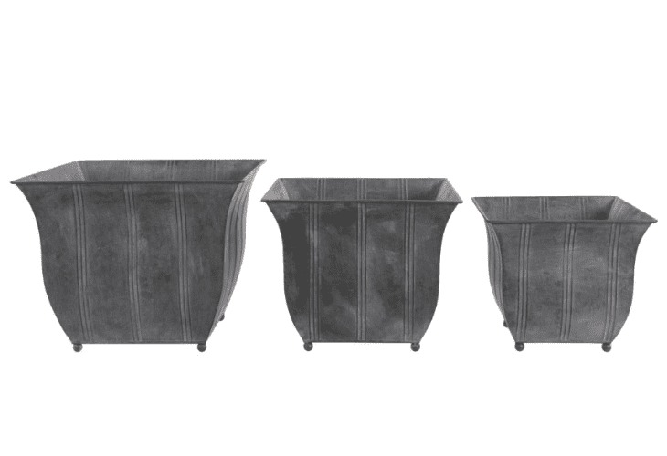 Rustic Vintage Style Square Planters - 3 sizes to choose from.