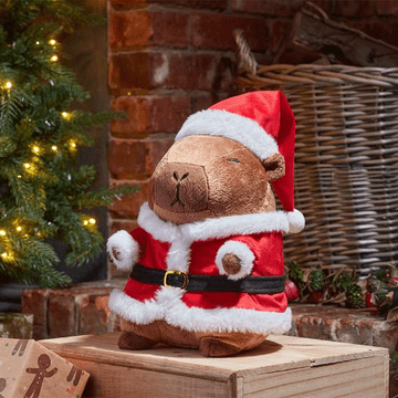 Santa Capybara - 30cm