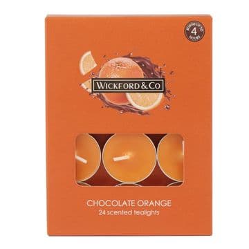 Scented Tealights Pack of 24 - Chocolate Orange