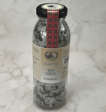 Scottish Seasoning - Wild Garlic Salt - Chopped Ransom Leaves & Coarse Sea Salt