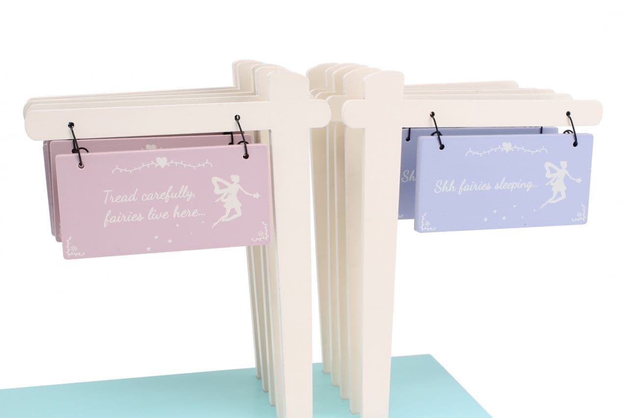 Secret Garden Sign Post - 4 Pastel Colours To Choose.