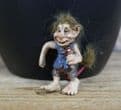 Set of  3 Magical Forest Trolls - Pot hangers - 7cm.
