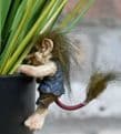 Set of  3 Magical Forest Trolls - Pot hangers - 7cm.