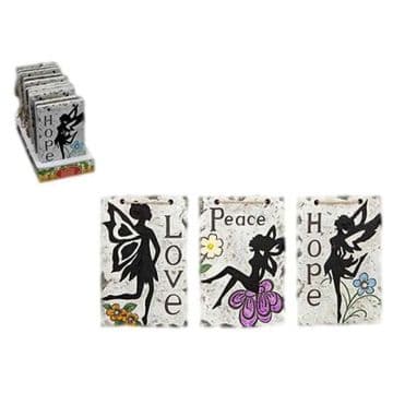 Silhouette Fairy Garden Plaques - 3 designs to choose from - 15cm