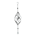 Silver Dancing Flames  -  Hanging Wind Spinner  - 58cm.