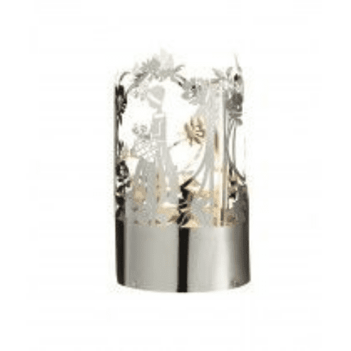 Silver Flower Girl Tea Light Holder Jette Frölich (Gift Boxed)