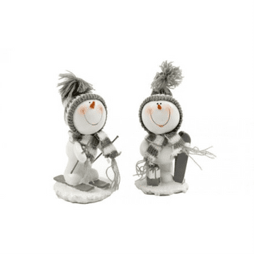 Skating Snowmen - 11cm