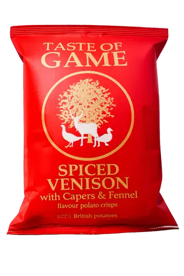 Smoked Pheasant and Wild Mushroom Potato Crisps  - UK Grown & Made - Vegan Crisps - 150g