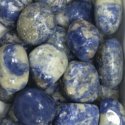 Sodalite - Polished Tumbled Gemstone.