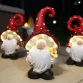 Solar - LED -Light-Up Toadstool Gnome - 3 Designs to choose from.