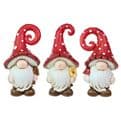 Solar - LED -Light-Up Toadstool Gnome - 3 Designs to choose from.