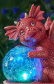 Solar  - LED  - Welsh Dragon.