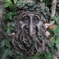 Rowan The Green Man/Tree Man - 
Large Marble Wall Plaque
