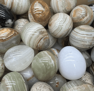 Solid Real Marble Egg - Magical Dragon Egg