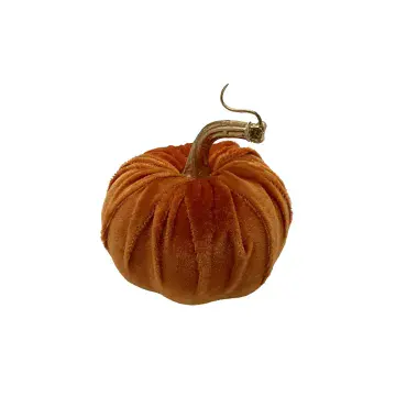 Sparkly Velvet Pumpkin - 9cm