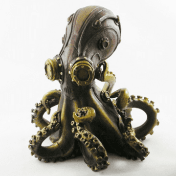 Steampunk Octo-Steam - Octopus figurine