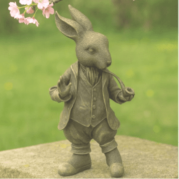 Stone Effect Mr Rabbit - 45cm