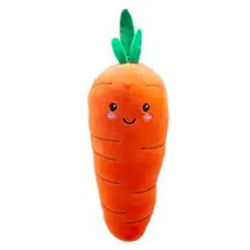 Super Soft Salad & Veggie Plush Toys - The Cuddly Vegan Collection - Mr Carrot