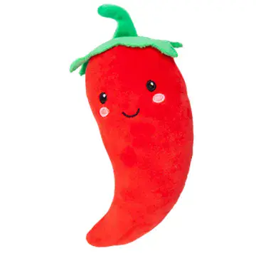 Super Soft Salad & Veggie Plush Toys - The Cuddly Vegan Collection - Mr Chilli