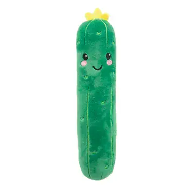 Super Soft Salad & Veggie Plush Toys - The Cuddly Vegan Collection - Mr Cucumber