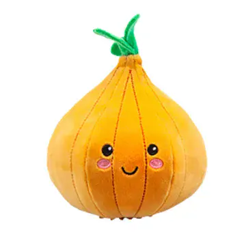 Super Soft Salad & Veggie Plush Toys - The Cuddly Vegan Collection - Mr Onion